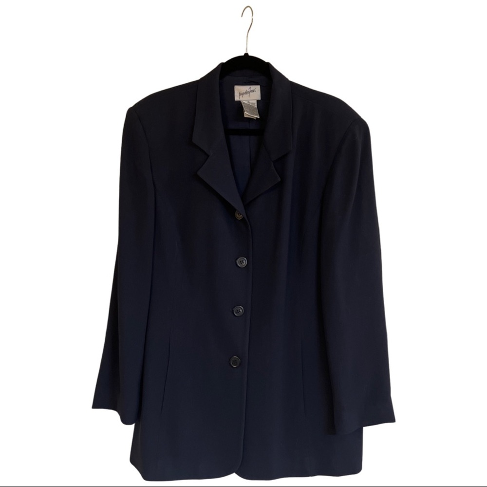 Vintage Navy Blue Blazer